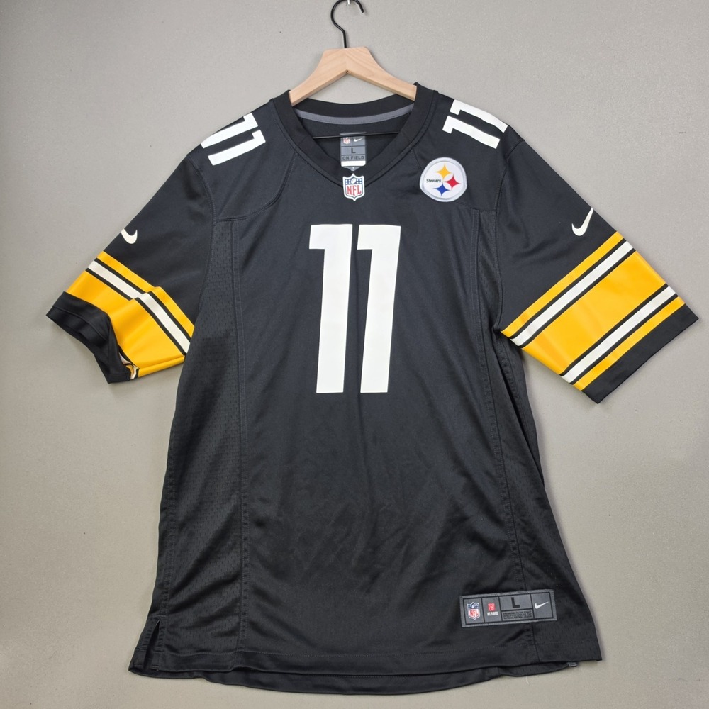 Nike Pittsburgh Steelers Chase Claypool #11 Jersey Mens Large Black On Field NFL